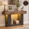 47Inch Architectural Console Table With Outlets LED
