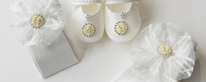 Baby White Rose Set