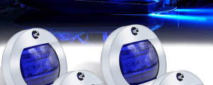 LED Night Fishing Lights - Courtesy, Deck, Navigation Lights for Boats (Blue)