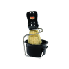 Omega Boar Bristle Shaving Brush, H:128, L:65mm, K:27, Black Handle with Lather Bowl