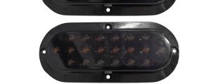 2x 20-LED Rear Stop Brake Flowing Turn Signal Tail Lights Suitable For Truck, Trailer & Caravan