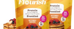 Flourish – Protein Pancake & Waffle Mix – Buttermilk – 430g x 2 - Canadian Distribution - Ships Free Within Canada on Orders Above CAD $199