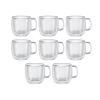 ZWILLING Sorrento Plus 8 Piece Cappuccino Mug Set - Value Pack, Transparent