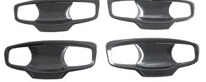 Carbon ABS Door Handle Bowl Cover Trim Suitable For Mitsubishi MV Triton 2023-2025