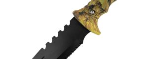 Foot Hills Woodland Camo Outdoor Knife