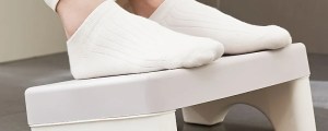 Ergonomic PP Footrest for Office Desk. Fits Under Desk, Use at Work, Sofa & Study. Comfortable & Space-Saving.