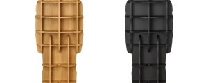 Furniture Modern Living Room Furniture Storage Wooden Black Corner Decoration Standing Bookshelf Human Modeling