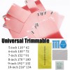 10PC Universal Screen Protector 5/6/7/8/9/10 Inch For Smart Phone Tablet GPS Anti-dust Anti-scratch Protective Film