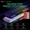 Akko MonsGeek FUN60 Mechanical Keyboard Magnetic Switch 60% Gaming Keyboards Rapid Trigger 0.01mm 8K ARGB HE/TMR Custom Keyboard