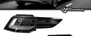 AKD Car Styling Tail Lamp for Golf 8 Tail Lights 2020-2021 Golf 8 LED Tail Light Golf MK8 Rear Stop DRL Brake Auto Accessories