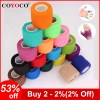 COYOCO Colorful Sport Self Adhesive Elastic Bandage Wrap Tape 4.8m Elastoplast For Knee Support Pads Finger Ankle Palm Shoulder