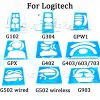1Set White Mouse Feet Sticker For Logitech G302 G303 G304 G305 G402 G405 GPRO G502 G502X G903 GPW Mouse Skates Feet Pads ﻿