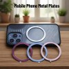 Metal Magnetic Plate Ring for Magsafe Wireless Charger Iron Sheet Sticker Car Phone Holder Magnet Patch for iPhone 15 13 Pro Max