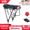 Original 21700 Rear Rack eBike Battery 36V 19.2Ah 13Ah 48V 52V 14.4Ah 15Ah 17.5Ah 18650 Electirc Bicycle Bateria for 250W-1000W