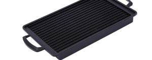 Portable Charcoal BBQ Grill Plate Reusable Outdoor Carbon Furnace Black