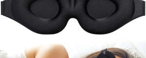 Eye Mask for Sleeping 3D Contoured Cup Blindfold Concave Molded Night Sleep Mask Block Out Light with Women Men