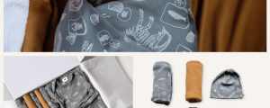 Bamboo Baby Capsule Gift Box | Fossil & Umber