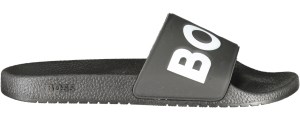 BOSS FOOTWEAR MEN'S BLACK SLIPPER