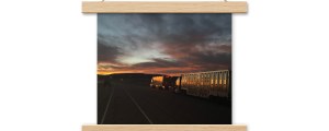 another early morning on the road