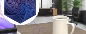 Multifunctional Hexagon Stress Relief Coaster, 3D Illusion Spinning Fidget Toy for Drinks, Office Desk & Anxiety Relief