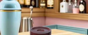 5Pcs Rotatable Whiskey Glasses Coaster Solid Wood Spinning Cup Mat Heat-Resistant Round Drink Coasters for Bourbon Cocktails