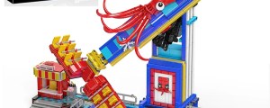 Mould King 11015 Octopus Boomerang 1668PCS Building Block Set Amusement Park Ride Model Motorized Spinning Coaster Toy Gift