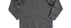 Youth Bamboo Raglan Pullover | Charcoal