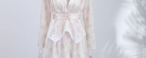 Print Women Dress Deep V Mini Dress Puff Sleeve High Waist Dress Two Piece Outfit With Waistband Elegant Slim Fit Outfit