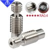 Mellow All-Metal NF V6 Titanium Alloy Heat Break TC4(Grade5) 3D Printer Nozzle Throat for 1.75mm/3.00 HOTEND V6 Heater Block