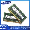 SAMSUNG Laptop RAM DDR3 DDR3L Memory Ram 2GB 4GB 8GB SODIMM Notebook 1066MHz 1600MHz 1866MHz High Performance Memoria 1.35/1.5V