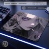 Dark Girl Anime Small Mouse Pad 500x500 Gaming Keyboard Pads Gaming Accessories Thickened HD Desk mat Lock Edge Rubber Mousepad