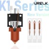 URELK Upgrade Ceramic Heating Block Kit for Creality K1 SE K1C K1 Max Hotend Terminal with Buckle New Version K1 Series Hotend